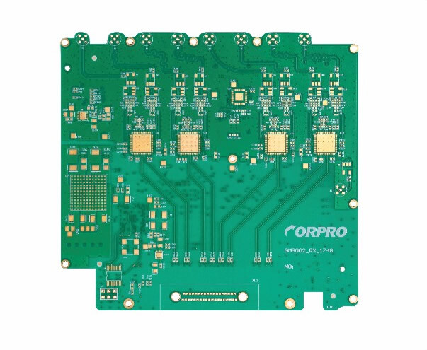 10L mixed laminate multilayer PCB