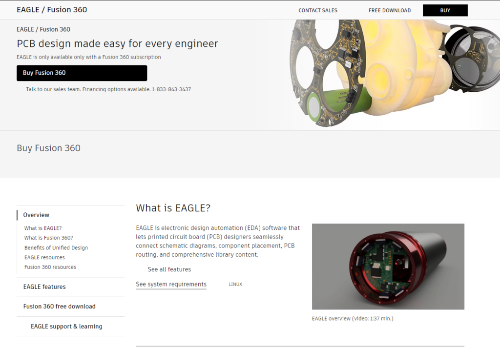 printed circuit board design tool eagle