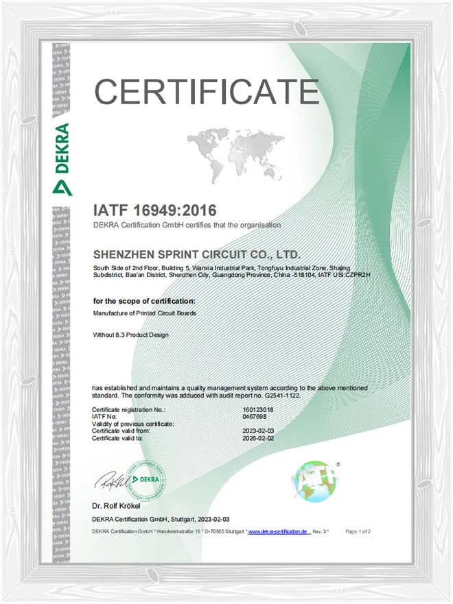 Certificación IATF 16949